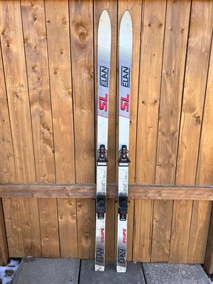 VINTAGE Alpine Snow Skis 170 cm ELAN SL Downhill Retro LOOK 39 Bindings