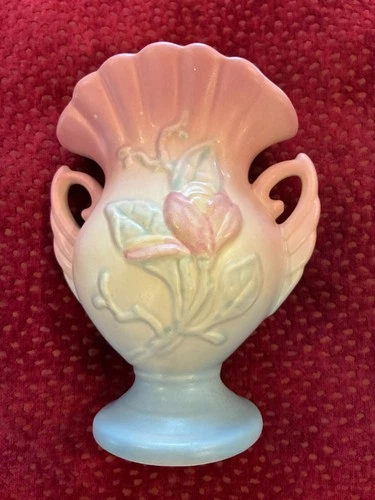 Sweet Vintage Hull double handle pastel flower vase in time for Spring!