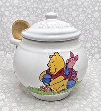 Disney Winnie The Pooh Piglet Honet Pot Sugar Bowl Jar Houston Harvest Lid