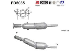 AS DPF Rußpartikelfilter Dieselpartikelfilter FD5035 für RENAULT MEGANE 3 KZ0 CC