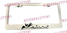 3d Nismo Stainless Steel Chrome Mirror Finished License Plate Frame 3d Nismo Stainless Steel Chrome Mirror Finished License Plate Frame