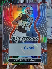 2024 Panini Prizm - Significant Signatures Cedric Tillman #SS-CTN (AU)