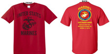 Image of VIETNAM WAR* BRIDGE AT DONG HA 1972 *2-SIDED SHIRT. USMC OFFICIALLY LICENSED