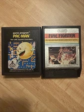 Atari PAC Man Fire Fighter Games Only Untested