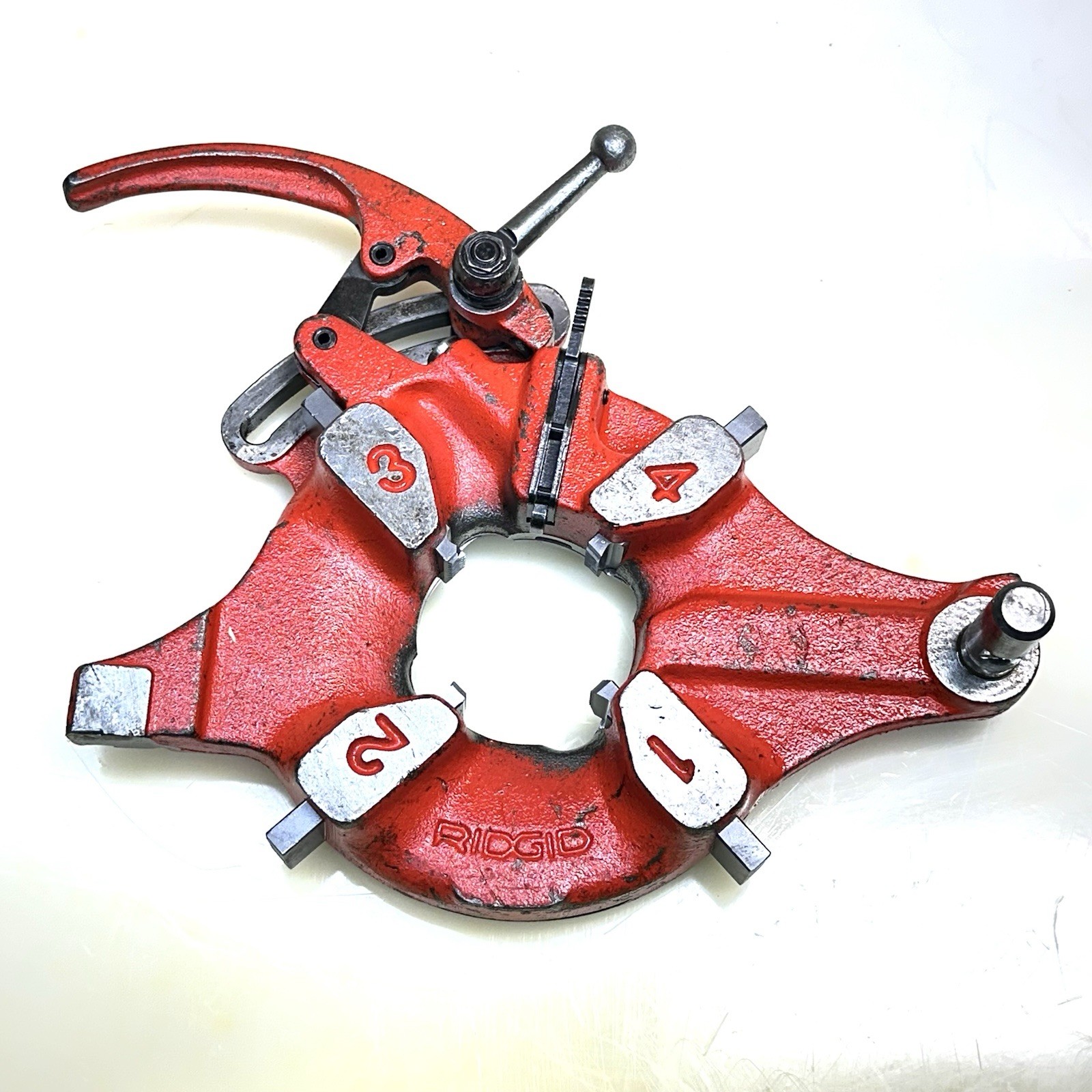 Ridgid 711 Pipe Threader Threading Die Head for 1224 1”- 2” Cap. Nice #7