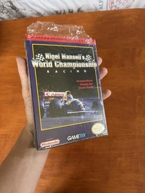 Nigel Mansell&rsquo;s World Championship Racing (Nintendo NES) MINT w/ Poster & Reg