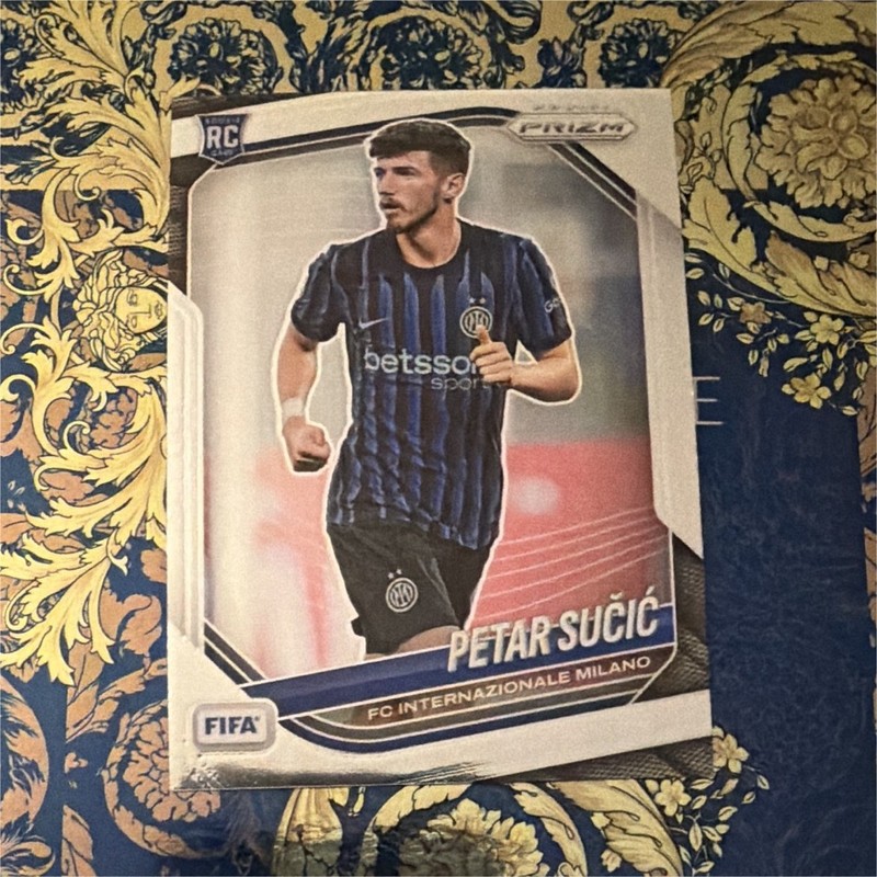 Panini Prizm FIFA Soccer 2025-26 Petar Sučić FC Internazionale Milano #86 RC