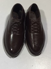 Vintage Action Man Palitoy Original 1972 British Army Officer Brown Shoes VGC