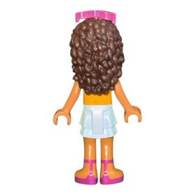 LEGO Friends Minifigure ANDREA frnd173 Music Light Aqua Skirt  From Set #10727