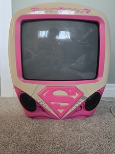 Rare Supergirl television built in DVD player