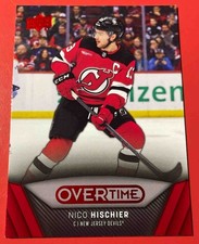 2024-25 Upper Deck Overtime Red Nico Hischier #19 Devils