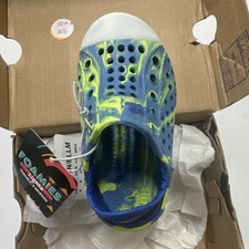 SKECHERS Foamies Guzman Flash Solar Beamz Light Up Clogs Kids US 5 402021N