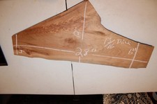 Beautiful Cherry Live Edge Slab Crotch Figure Curl