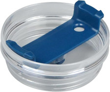 40 oz Tumbler Lid Replacement Spill Proof Fits Stanley Cup Blue Pack of 1