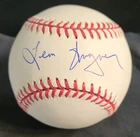 New ListingLeon Wagner Autographed /Signed   AL Baseball Beckett BAS Hologram BX00237