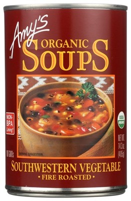 Amy'S Organic Fire Roasted Southwestern Vegetable Soup 14.3 Oz