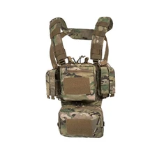 Large Multicam Utility Holster Pouch With Adjustable H Strap And Magazine Ins...