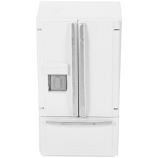 Miniature Mini Fridge Wooden Refrigerator for Doll House Miniature Decoration
