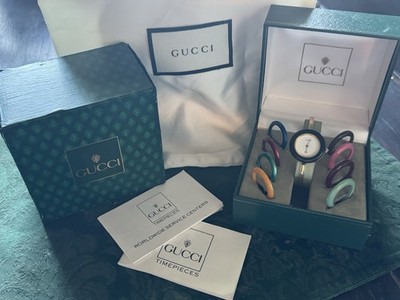 Gucci Bezel Watch, Runs Perfect, New Movement and New Battery!