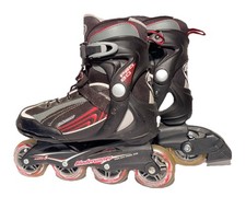 Men's Bladerunner Pro 80 Rollerblades Inline Skates Skating Black Grey Size 7
