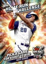 2024 Topps Series 1 - Home Run Challenge Code Card Matt Olson #HRC-5