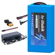48V 20Ah Lithium Battery 30A BMS for 1500W Ebike Electric Bike Bicycle Scooter