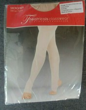GIRL'S TIGHTS STIRRUP Theatricals Classwear Microfiber PINK Size SC CHILD