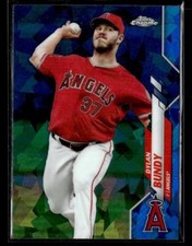 2020 Topps Chrome Sapphire Edition #503 Dylan Bundy Card Los Angeles Angels