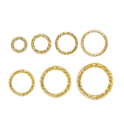 14K Gold Gef��llt fen Oder Geschlossen Biegering 4mm 5mm 6mm 7,5mm 8,5mm 9,5mm