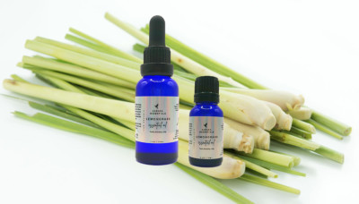 Organic Lemongrass Essential Oil by Karafa Essentials (1oz / 30ml / Handmade)