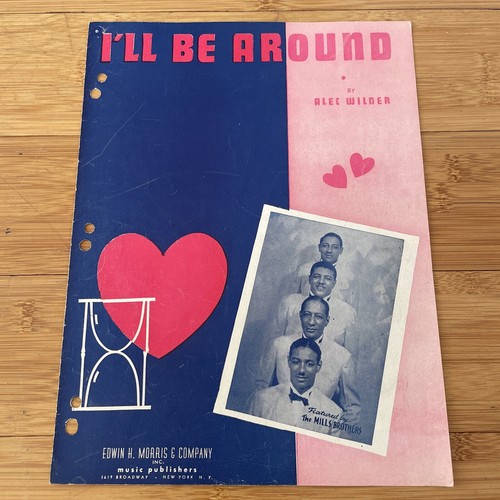 Vintage Noten - I’ll Be Around - 1943 Alec Wilder - Bild 7 von 7