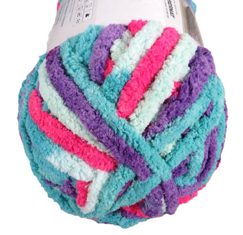 Bernat Unicorno Brights Varg Coperta Filato Extra 4 Matassine 388 Iarde Nuova - Foto 5 di 5