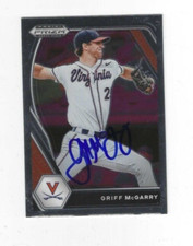 Signed GRIFF McGARRY Philadelphia Phillies 2021 Prizm Card #PDP145 w/COA