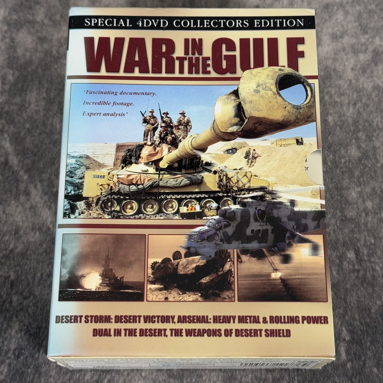 War In The Gulf DVD Box Set - Special 4 DVD Collectors Edition Documentary