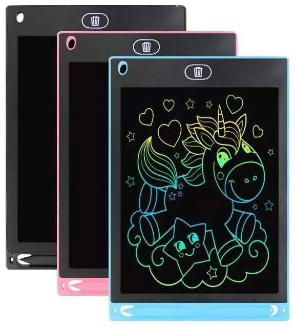 12 inch LCD Writing Drawing Tablet Pad eWriter Notepad Boogie Graphic Board Pad - Image 3 of 4