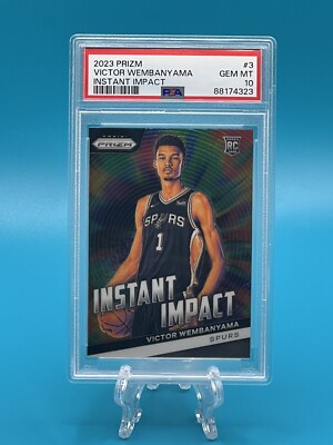 2023 Panini Prizm Victor Wembanyama PSA 10 GEM MINT ROOKIE Instant 