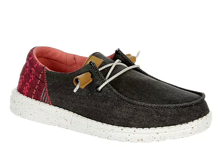 ◆ ともやん Womens HEYDUDE Wendy Funk Serape Slip-On Casual Shoe - Khaki