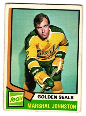 1974-75 O-Pee-Chee #189 Marshall Johnston California Golden Seals OPC SKU#VS1110