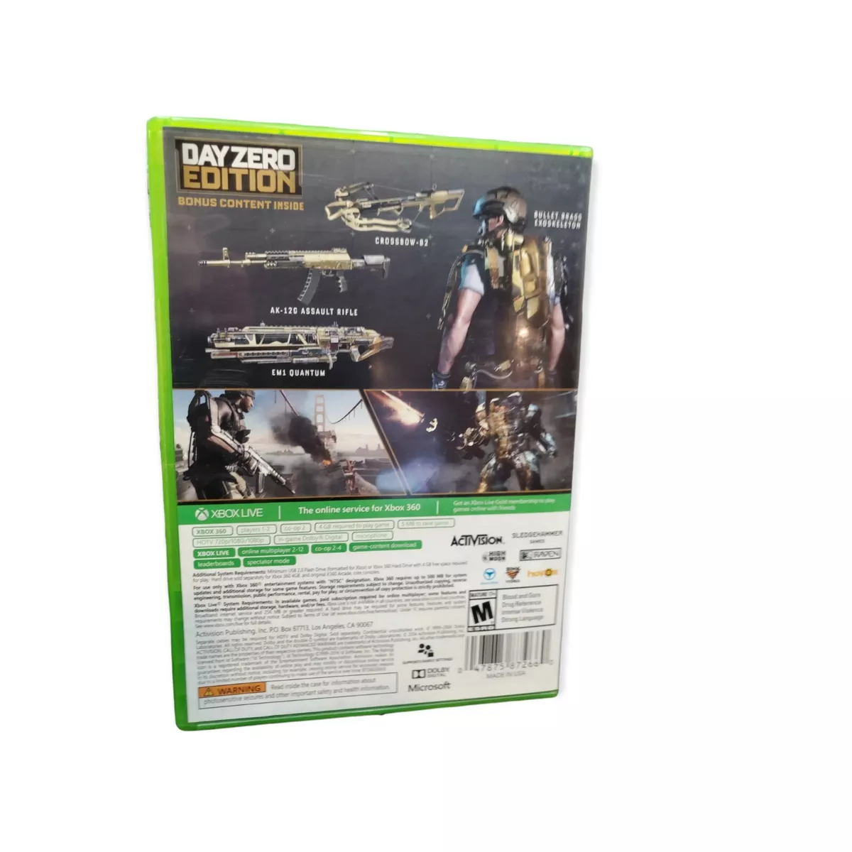 Call of Duty: Advanced Warfare Day Zero Edition Activision Xbox 360 Físico