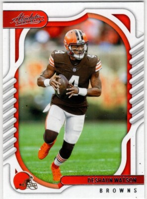 2022 Panini Absolute Football Deshaun Watson No. 69 Cleveland Browns