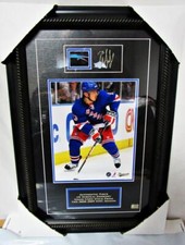 NY Rangers Zherdev #13 Signed Photo w/ Authentic Stick Piece MSRP $170 MSG 32