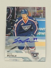 2018-19 Upper Deck CHL Autograph #78 Sasha Mutala Auto Tri-City Americans