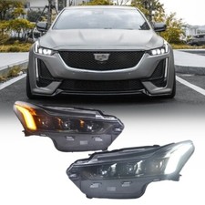 For 2020-2023 Cadillac CT5 LED Headlights Matrix Projector DRL Upgrade Head Lamp