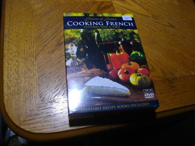 flavors of france cooking french volume one & two dvd
