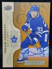 2018-19 Upper Deck Engrained Travis Dermott AUTO #78 