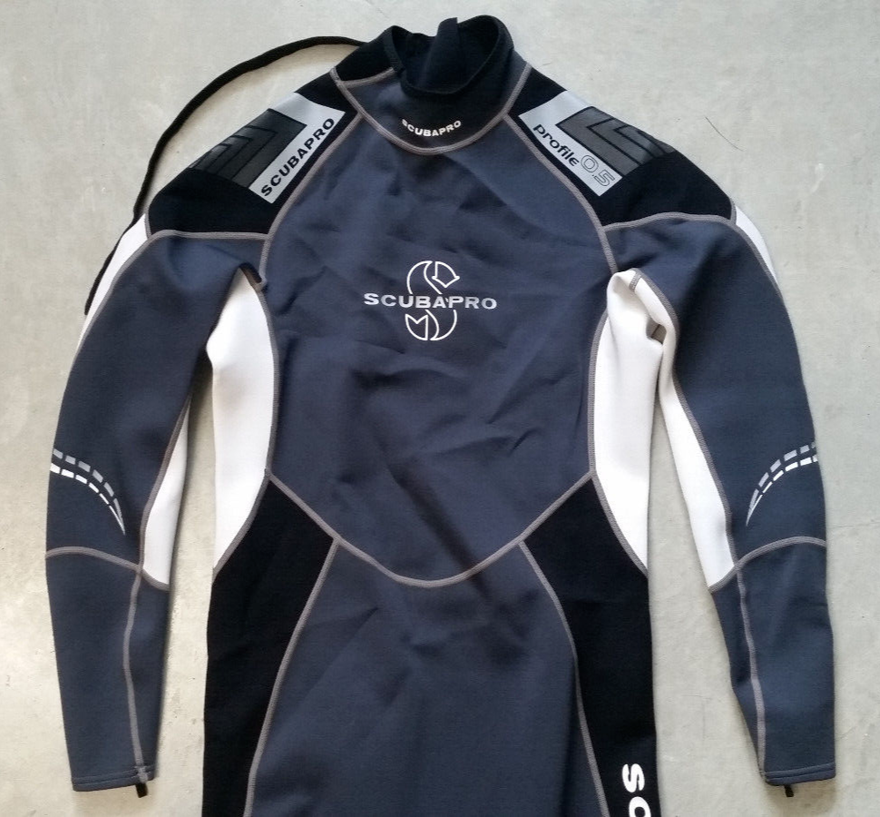 Scubapro Profile 0.5 mm Steamer Wetsuit Wet Suit Men's Size XL Black