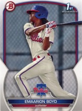 2023 1st Bowman Paper #BP-128 Emaarion Boyd