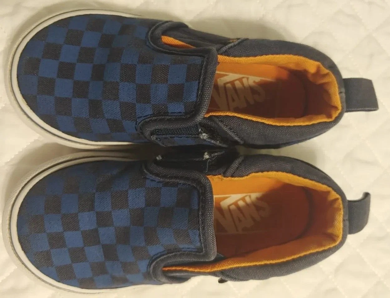 Scarpe da ginnastica Authenic Off the Wall Vans blu multicolore in tela bambino taglia 6 5