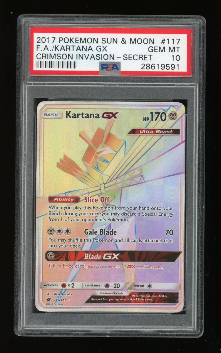 Kartana GX - Sun & Moon: Crimson Invasion - Pokemon