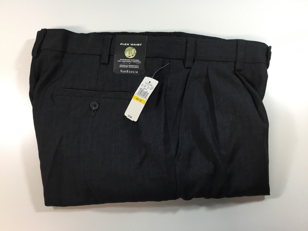 Heusen Flex Van Heusen Pleated Pants Single Pleat Trouser I Men's